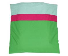 mundo melocotón CPH Housse de Couette pour Berceau Vert/Framboise