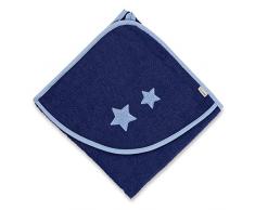 Sterntaler Serviette de bain à capuche Stanley, Âge: à partir de 0 Mois, 80 x 80 cm, Bleu