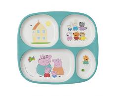 PEPPA PIG PI935K Assiette à Compartiments Multicolore