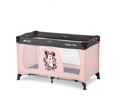 Hauck Dream N Play Lit Parapluie 120 x 60 cm de la naissance à 15 kg avec Matelas Pliant e Sac de Transport Pliable Transportable Léger et Inversable - Rose