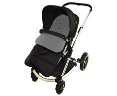 Chancelière/Cosy orteils Compatible avec Phil & Teds Poussette Gris Dauphin