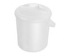 Rotho Babydesign Poubelle à Couches, 10l, Dès la Naissance, Bella Bambina, White (Blanc), 200210001