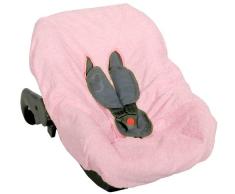 Looping - Housse Éponge pour Siège Auto Gr0+/1, Fabriquée en France (Rose)