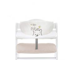 Hauck Highchair Pad Deluxe Disney, Coussin Chaise Haute pour Hauck Alpha+ et Beta+, Fixation et Nettoyage Facile, Coussin pour Assise et Dossier, Pooh Cuddles
