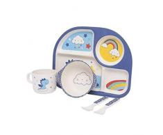 Tuc Tuc 6737 Enjoy & Dream Service de table en bambou Bleu