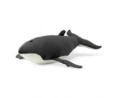 WWF - Peluche Baleine à Bosse - Peluche Réaliste avec Nombreux Détails Ressemblants - Douce et Souple - Normes CE - Hauteur 60 cm