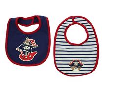 Baby Love - Lot 2 bavoirs pirate garçon