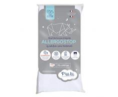 Ptit lit - Protège Matelas Bébé Allergostop 70x140 cm | Housse complète Imperméable | Protection Naturelle contre les Acariens et Punaises de Lits - Sans traitement chimique - Oeko Tex