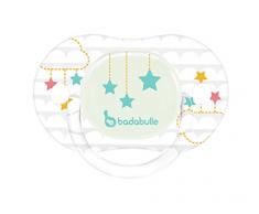 BADABULLE Phosphorescente Pack de 2 Sucettes Réversibles 6-12 Mois