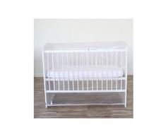 DOMIVA Moustiquaire pour Lit Blanc 60 x 120 cm/70 x 140 cm