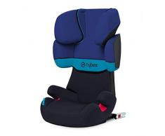 CYBEX Silver Siège Auto Solution X-Fix, Adapté aux Voitures Avec ou Sans Isofix, Groupes 2/3 (15-36 kg), De 3 Ans à 12 Ans Environ, Blue Moon