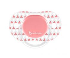 Badabulle 2 Sucettes Réversibles 0-6 Mois pour Fille Aztec Blanc