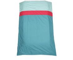 mundo melocotón CPH Housse de Couette 1 Personne Aqua/Rouge