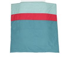 mundo melocotón CPH Housse de Couette pour Berceau Aqua/Rouge