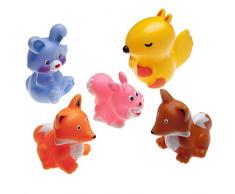Rätt Start animaux de la forêt de bain Jouets, 5 pièces