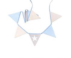 Fun with mum GAR-NAT-BLU Guirlande Bleu naturel