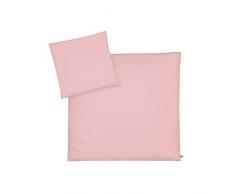 Julius Zöllner 8710048764 Parure de lit pour bébé 80 x 80 cm + 35 x 40 cm (Rose)