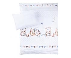 Julius Zoellner Ourson de Câlin Parure de Lit Multicolore 135 x 100 cm + 40 x 60 cm