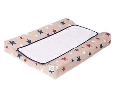 Funny Baby Matelas à Langer pour Bébé Étoile Beige 53 x 80 cm