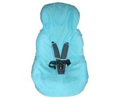 Looping - Housse Éponge pour Siège Auto Gr1/2/3, Fabriquée en France (Bleu Lagon)