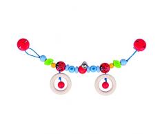 Heimess Coccinelle I Chaîne de Poussette Multicolore