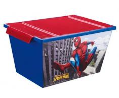 Rotho Babydesign 7737640156 – Creativ Roller Boîte de rangement Motif Spiderman 45 L