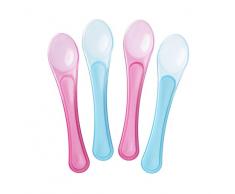 Tommee Tippee 44679341 Set de 4 Cuillères dApprentissage 6 Mois+