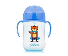 Dr Browns Tasse à bec souple pour enfant Bleu 270 ml