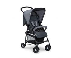 Hauck Sport Poussette jusquà 18 kg avec Position Couchée de 0 Mois, Légère 5,9 kg Pliable, Compacte, Barre de Protection, Harnais 5 Points, Grand Panier - Gris