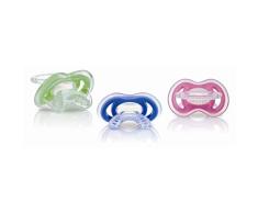 Nuby id618 zahnung Premier Secours, Silicone, sauna, Taille : 0 + mois, multicolore