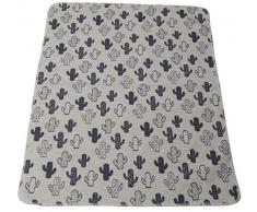 David Fussenegger 68306079 Couverture pour bébé Motif cactus allover Blanc 400 g