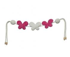 Trousselier - Jouets pour poussette - Boulier hochet de berceau Papillon fuchsia