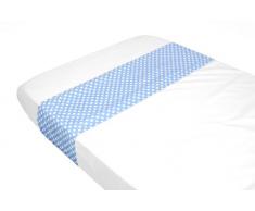 Taftan Drap de Lit à pois bleu (120 x 150 cm) - Bleu