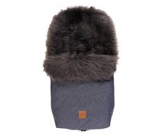 Kaiser 6545172 Chancelière Nelly, Peau dAgneau Early Grey, Navy Melange