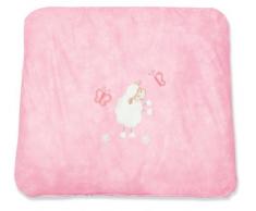 Julius Zöllner 2120126002 Dolly Matelas à langer avec perles flexibles Rose 75 x 85 cm