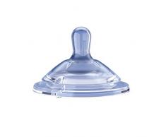 Chicco 81157200030 Naturalfeeling Tétine Droite Flux Repas Plus de 6 Mois