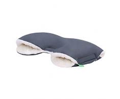 LULANDO Le manchon pour les mains dhiver imperméable pour la poussette, Le manchon résistant à la pluie, au vent, au froid, haute qualité, Couleur: Grey