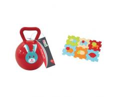 Ludi - 30012 - Hochet Balle - Assorties + Ludi - 1007 - Baby dalles