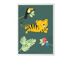 A Little Lovely Company Poster Tigre