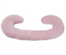 Motherhood 5901323922589 Sleepy-C Premium Housse pour Coussin dallaitement et de positionnement en Velours de Coton certifié Öko-Tex Rose