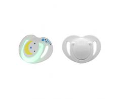 Mamajoo MMJ3916 Lot de 2 tétines orthodontiques en silicone Blanc Taille M