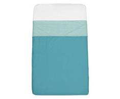 mundo melocotón CPH Drap pour Berceau Aqua