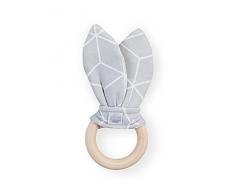 Jollein Graphic Anneau de dentition Gris