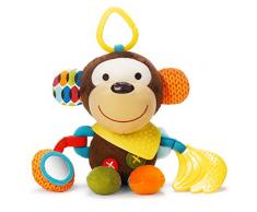 Skip Hop -SK-306201- Bandana bouddhiste, jouet dactivité, peluche pour bébé et enfant, singe, multicolore