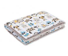 Pepi Leti 685843716389 Couverture pour bébé en forme de grenouille 100 x 75 cm Multicolore