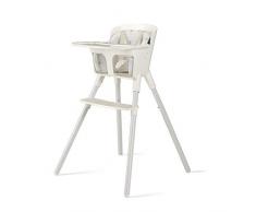cbx Chaise haute LUYU, De 6 mois à 3 ans (15 kg), Snowy White