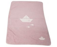 David Fussenegger 22011470 PANDA Couverture pour bébé Motif bateau Rose 400 g