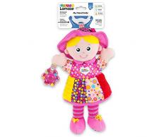 TOMY Lamaze - Émilie Mon Amie L27026, Peluche Bébé à Clip pour Berceau ou Poussette, Jouet dÉveil Bébé avec 2 Anneaux, Hochet Bébé, Jouet Éducatif Multicolore, Convient dès la Naissance