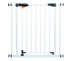 Nidalys Barrière de Sécurité à Pression en Métal Blanc