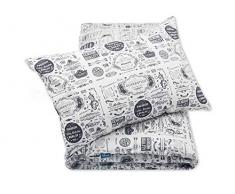 Pepi Leti 685843715702 Retro Label Premium Parure de lit pour enfant Multicolore